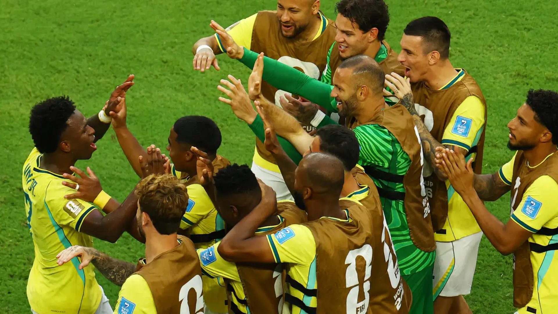 Vini Jr. brilha e Brasil se classifica em 1º com 3x0 sobre a Escócia