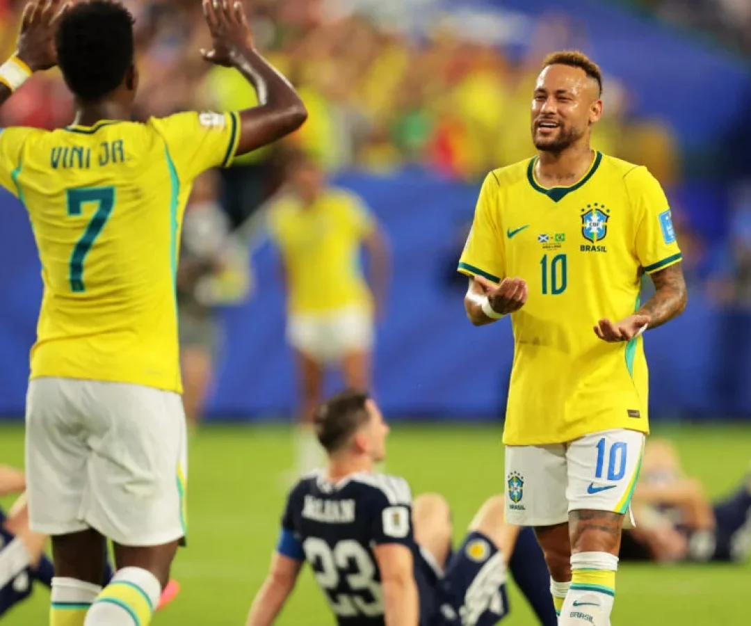 Brasil vence Escócia e lidera grupo na Copa de 2026