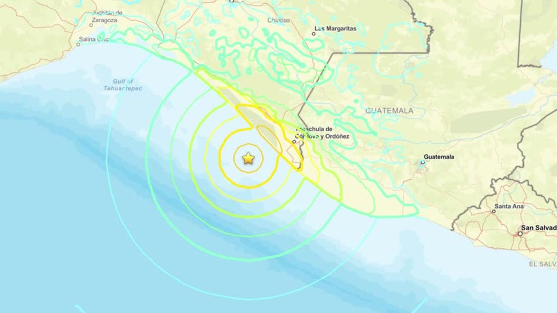 Terremoto de magnitude 7,4 atinge Puerto Madero, no México