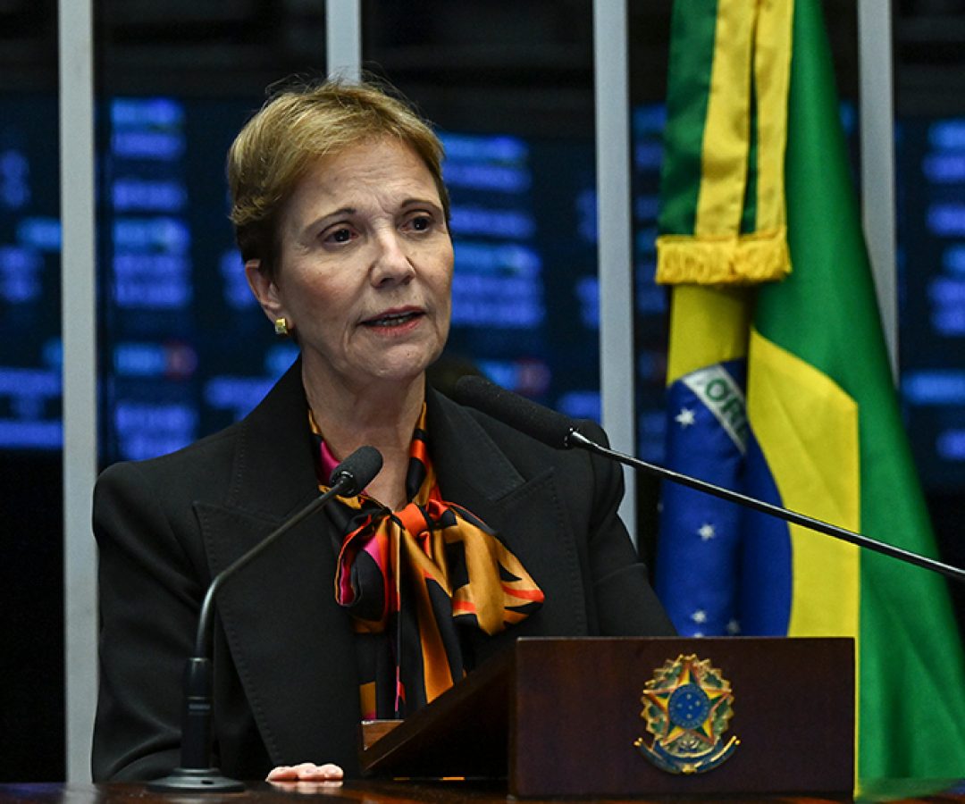 Em discurso, à tribuna, senadora Tereza Cristina (PP-MS).