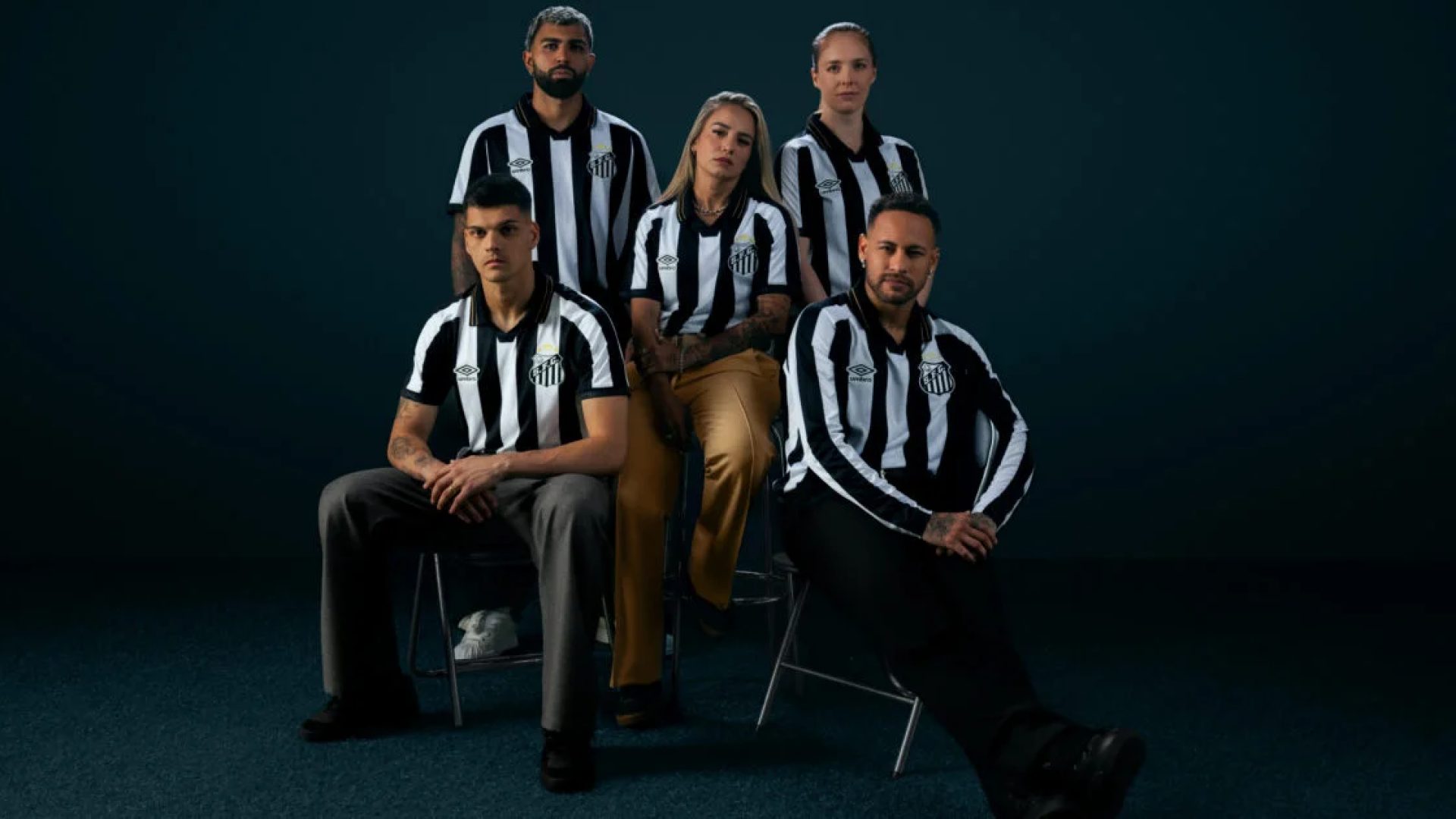 Santos FC e Umbro apresentam a nova camisa listrada para a temporada 2026