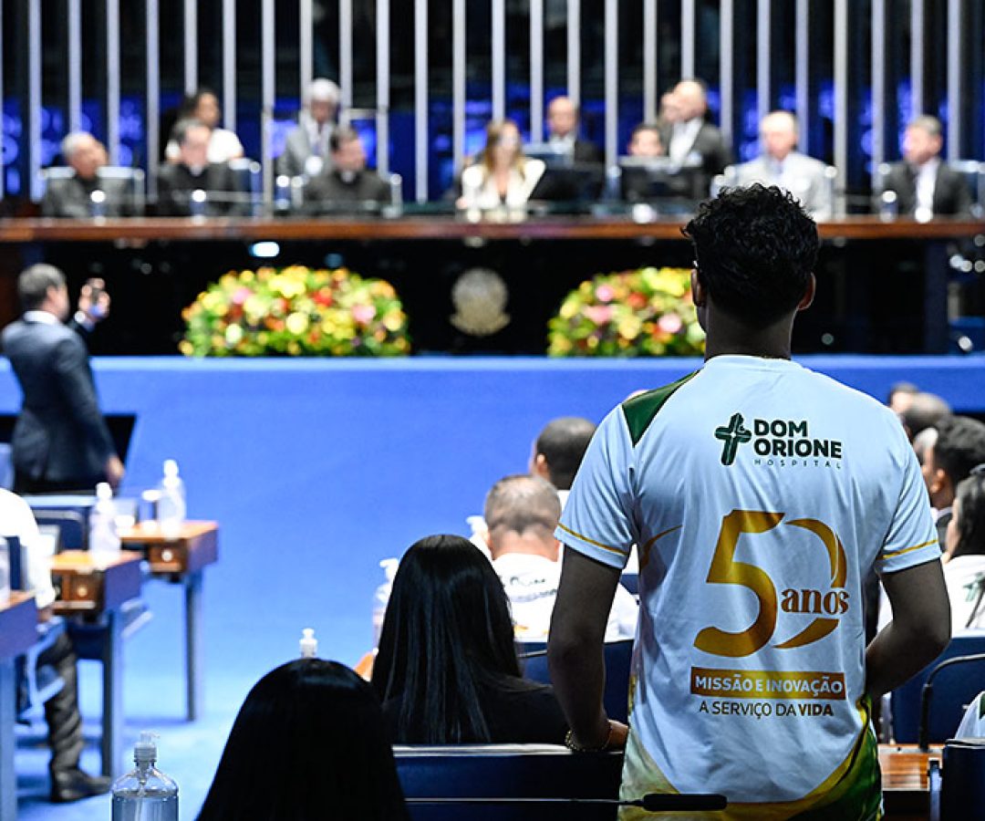 Sessão especial destaca compromisso social do Hospital Dom Orione — Senado Notícias