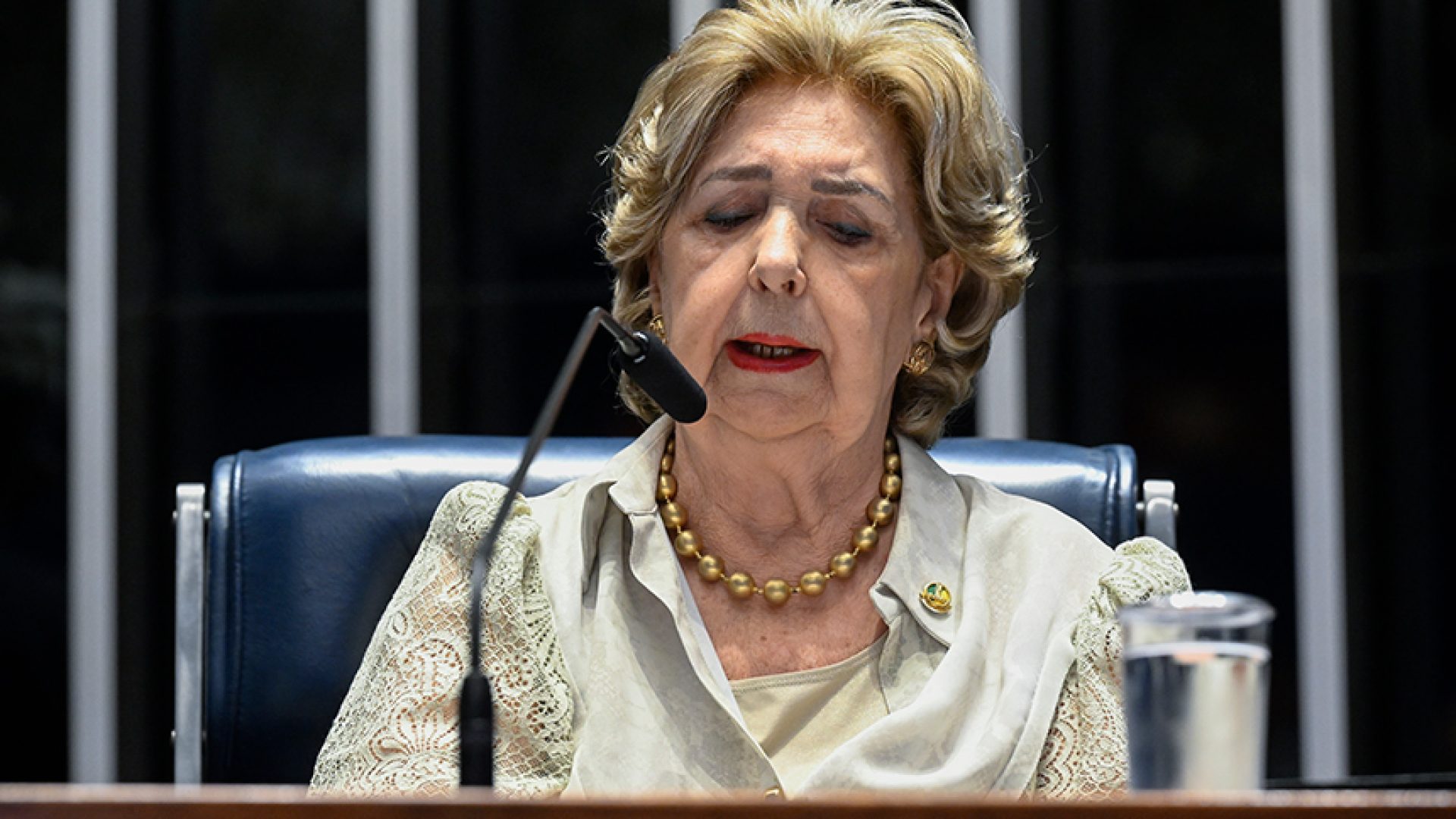 Em pronunciamento, à mesa, senadora Ivete da Silveira (MDB-SC).