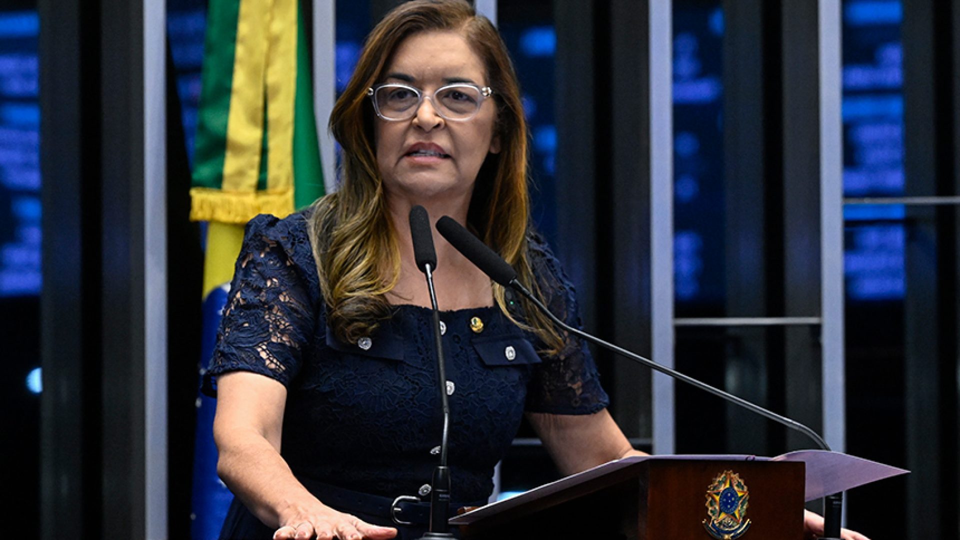 Senadora Dra. Eudócia (PSDB-AL) em discurso à tribuna.