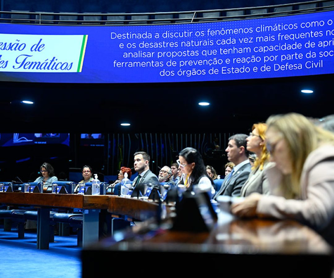 Convidados participam da sessão especial.