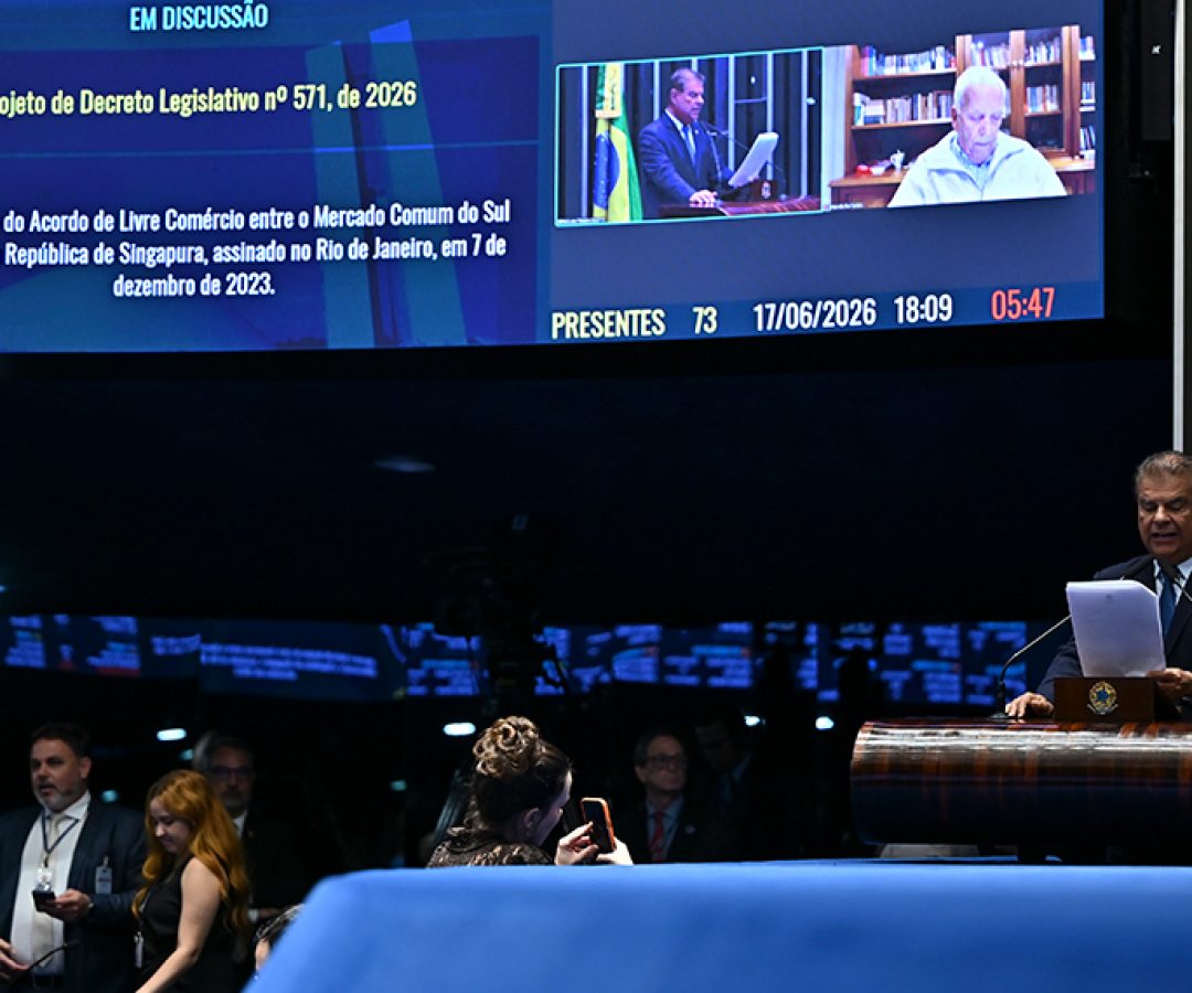 Em discurso, à tribuna, senador Nelsinho Trad (PSD-MS).