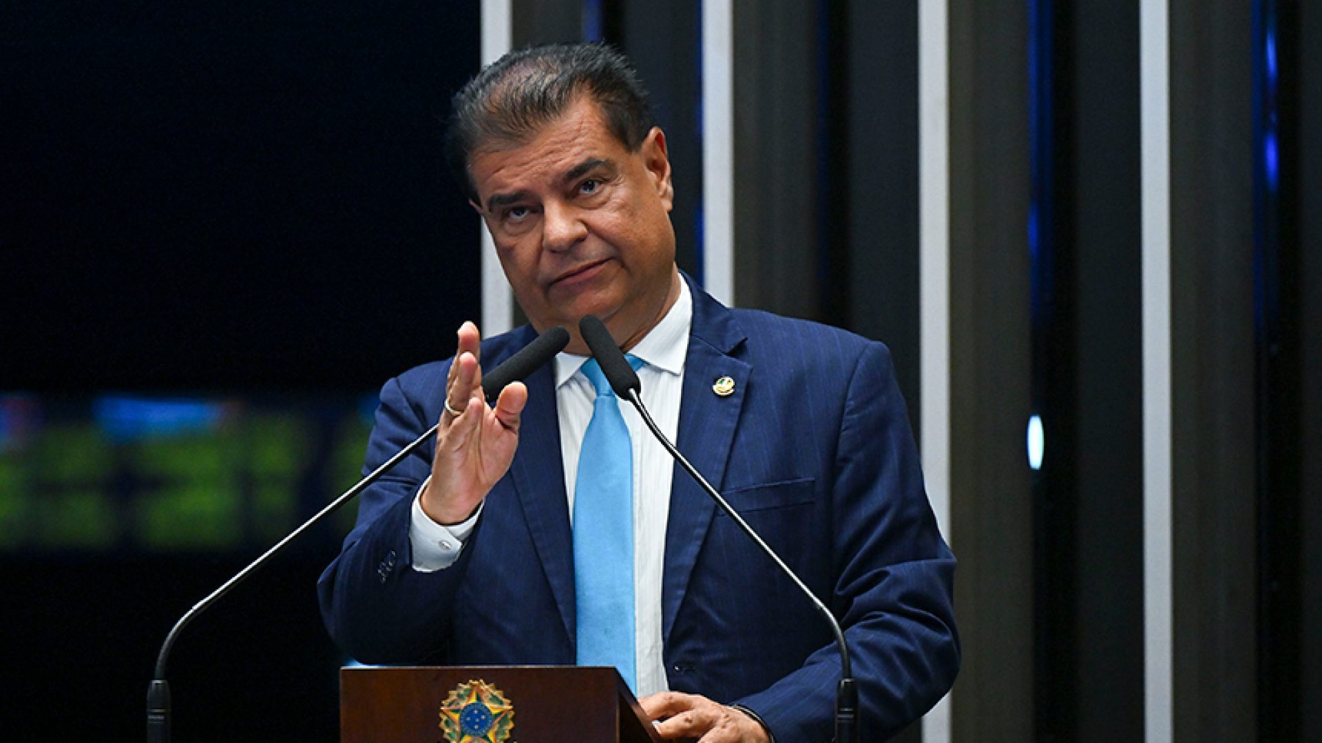 Senador Nelsinho Trad (PSD-MS) em discurso à tribuna.