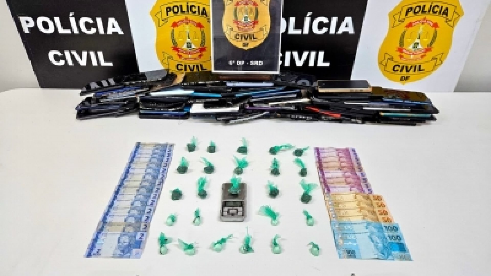 Traficante que recebia pagamento em celulares é preso no Itapoã