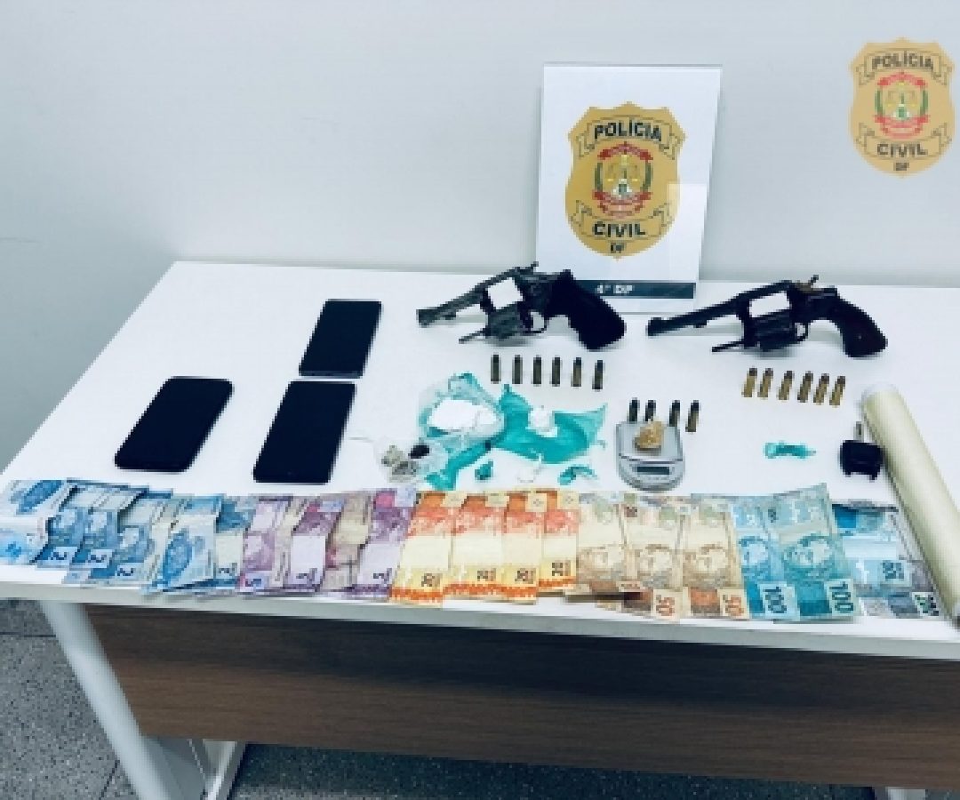 PCDF deflagra ação contra tráfico de drogas e porte ilegal de armas no Guará