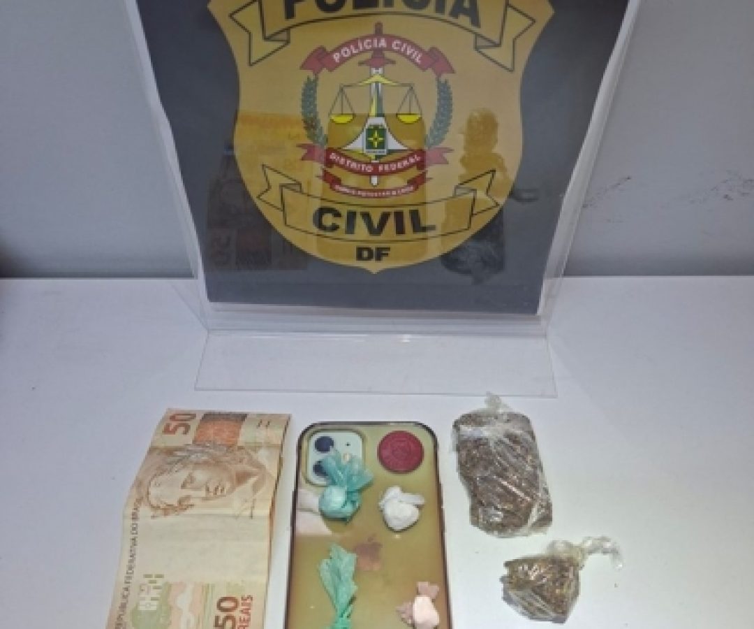Pcdf apreende adolescentes por ato infracional análogo ao tráfico de drogas em Ceilândia