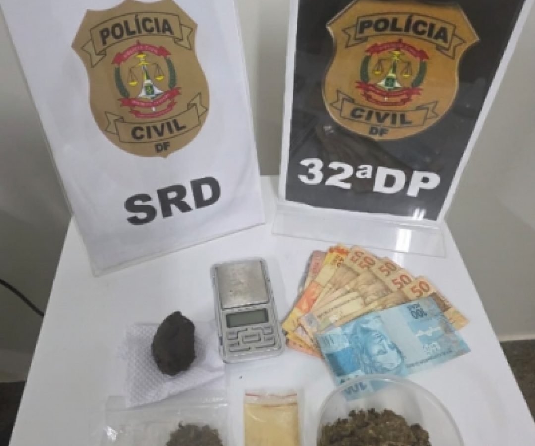 PCDF prende traficante que utilizava redes sociais para comercializar drogas em Samambaia Sul  
