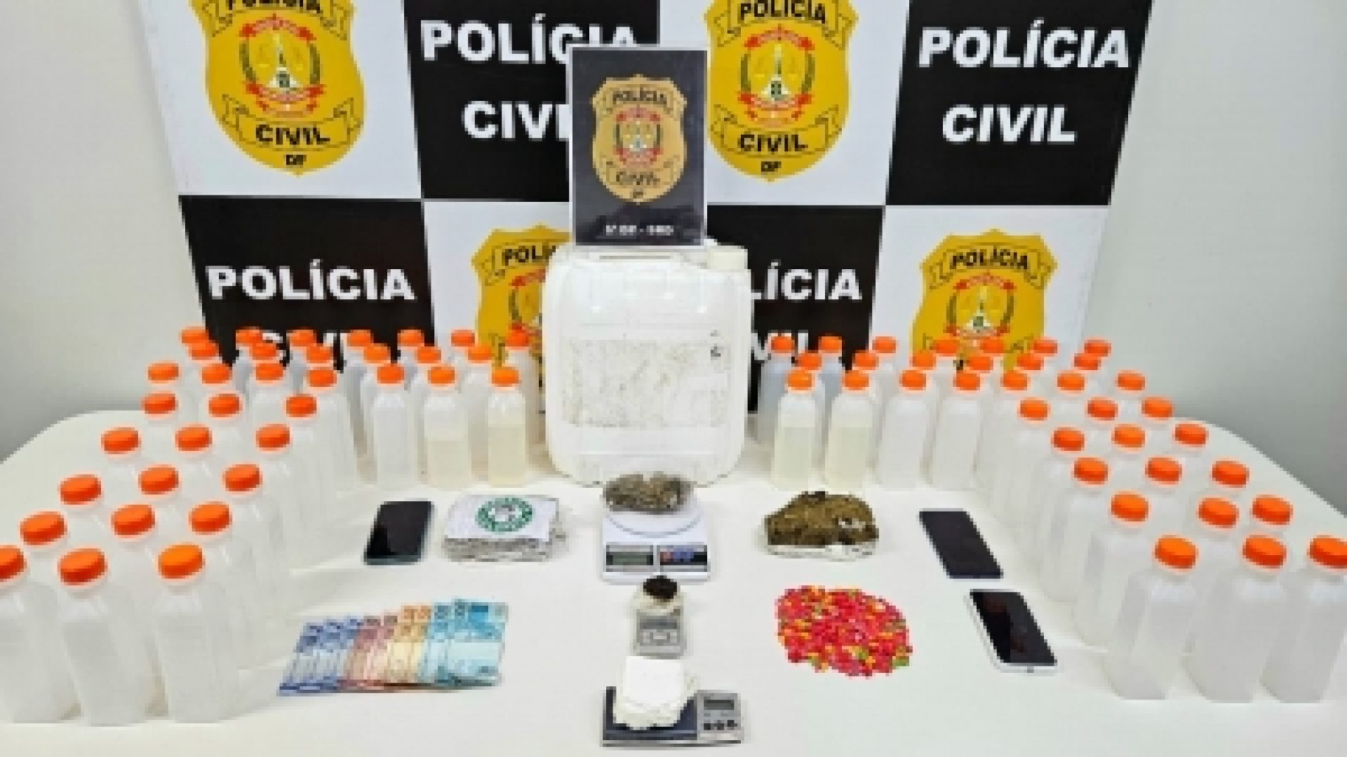 PCDF prende três homens por tráfico durante Operação Medellin no Paranoá