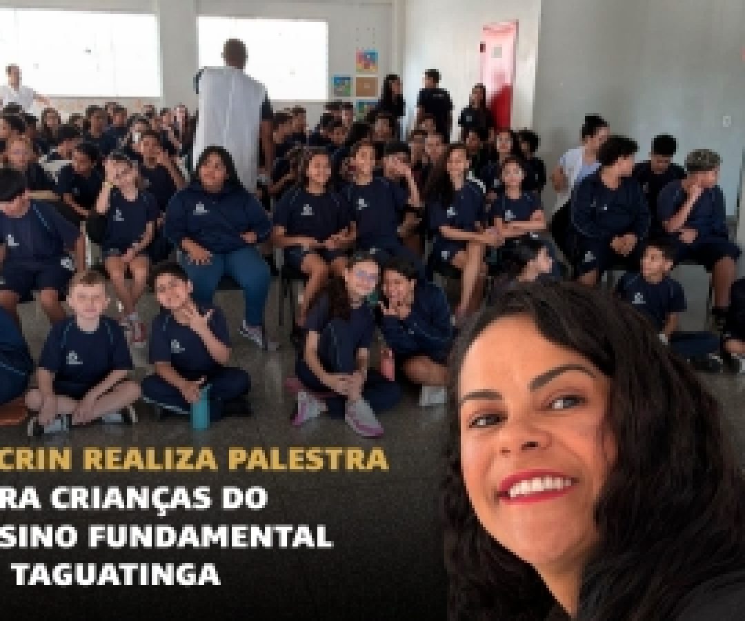 Decrin realiza palestra para 80 crianças do Ensino Fundamental