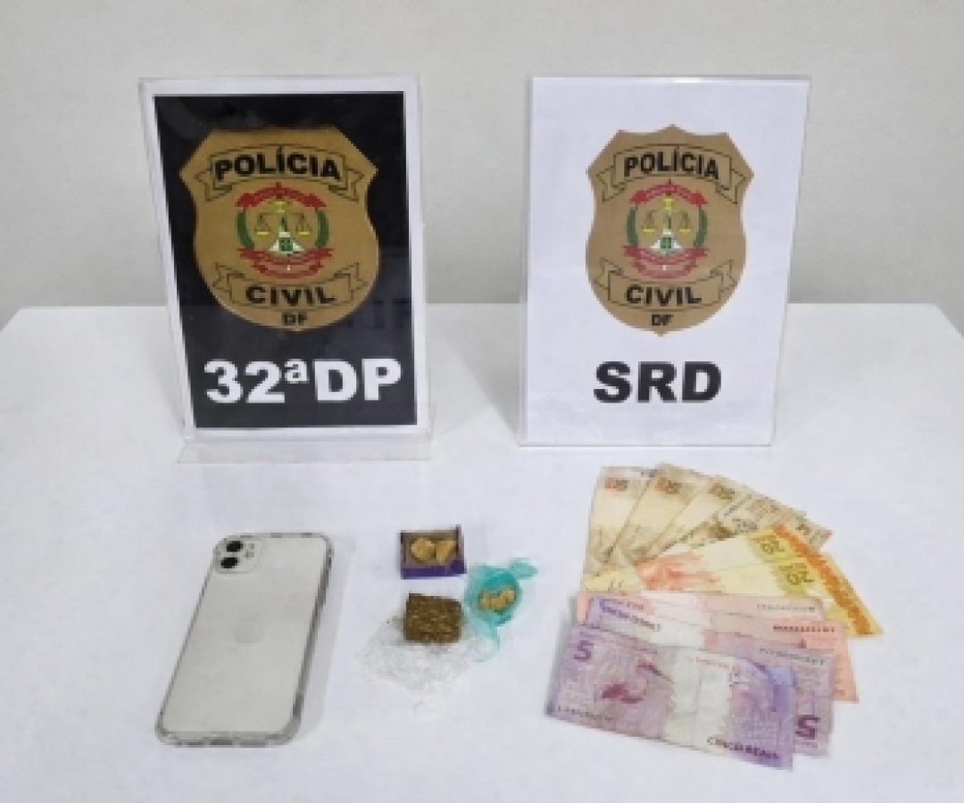 PCDF prende homem por tráfico de drogas