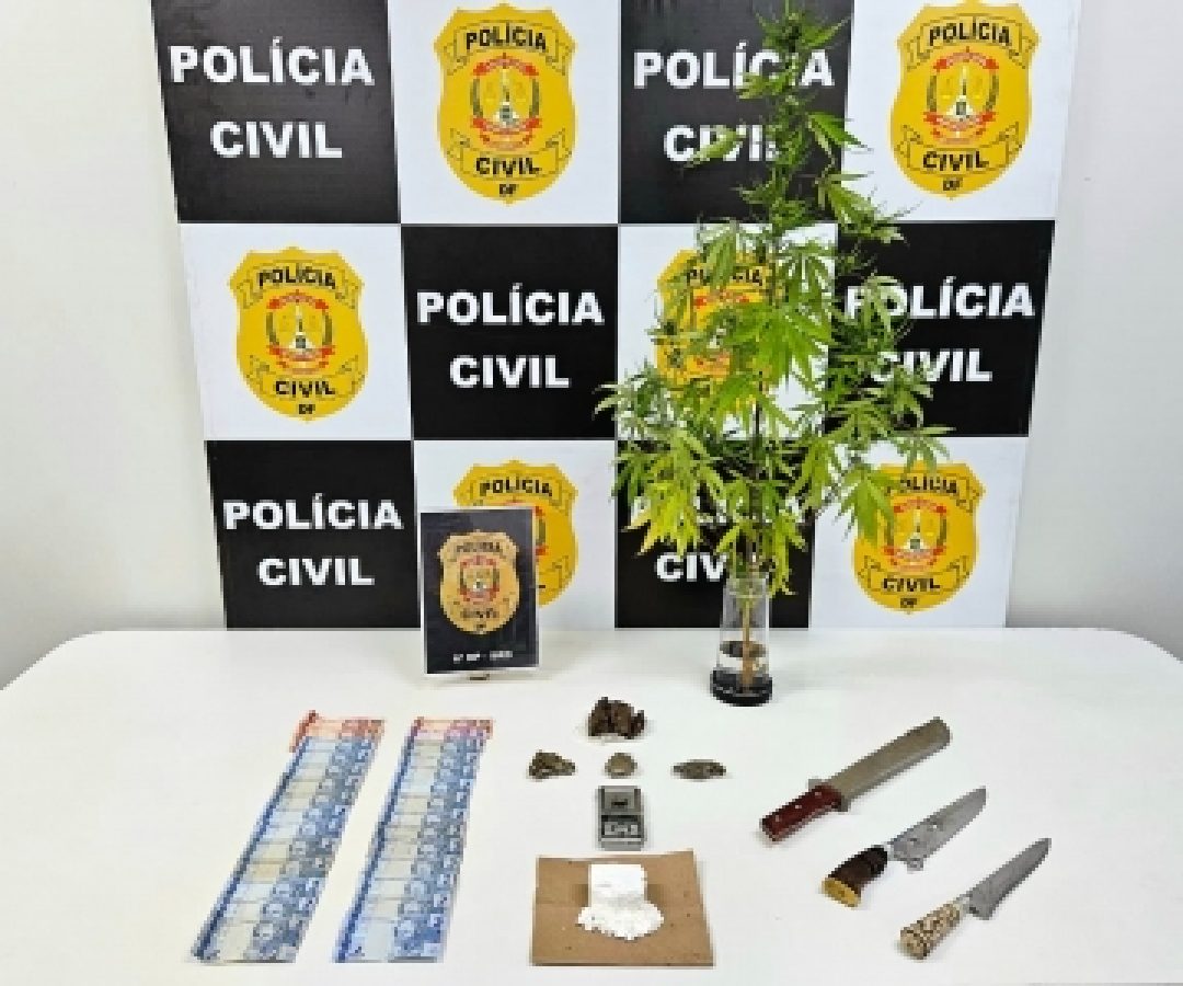 PCDF prende em flagrante dois homens por tráfico em Planaltina