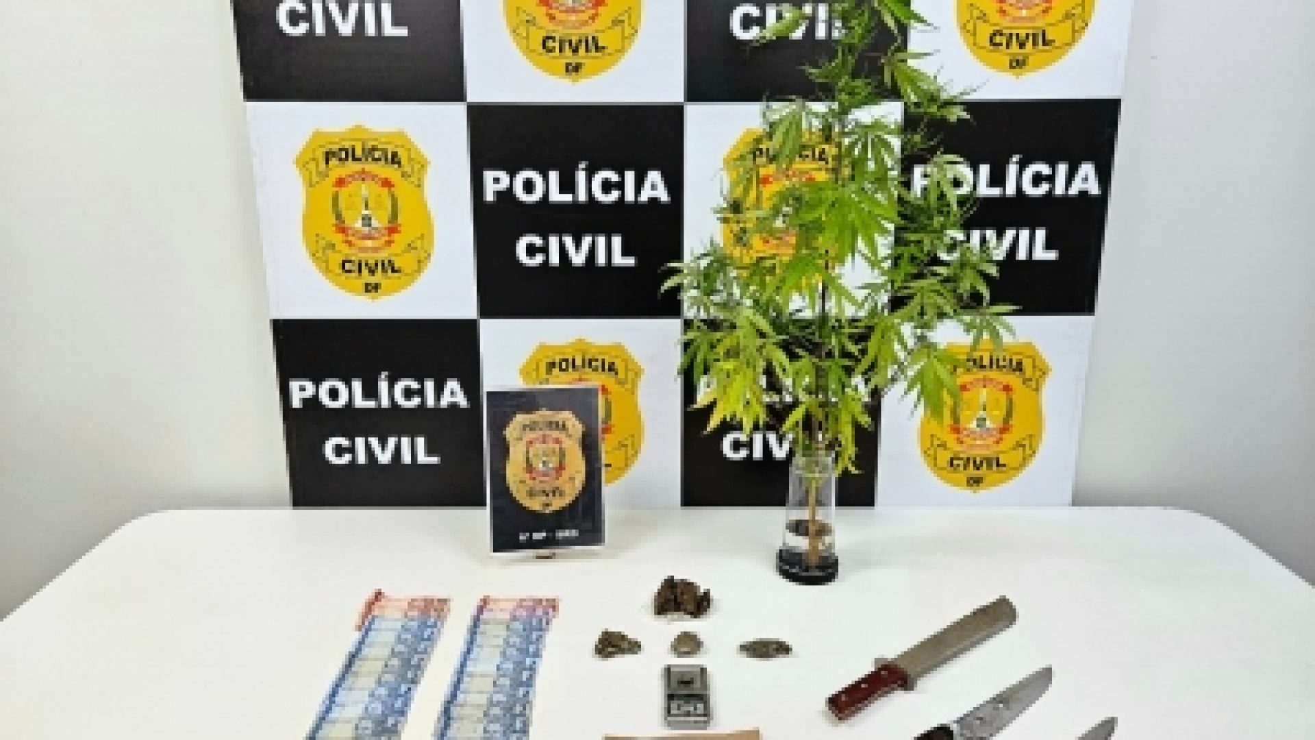 PCDF prende em flagrante dois homens por tráfico em Planaltina