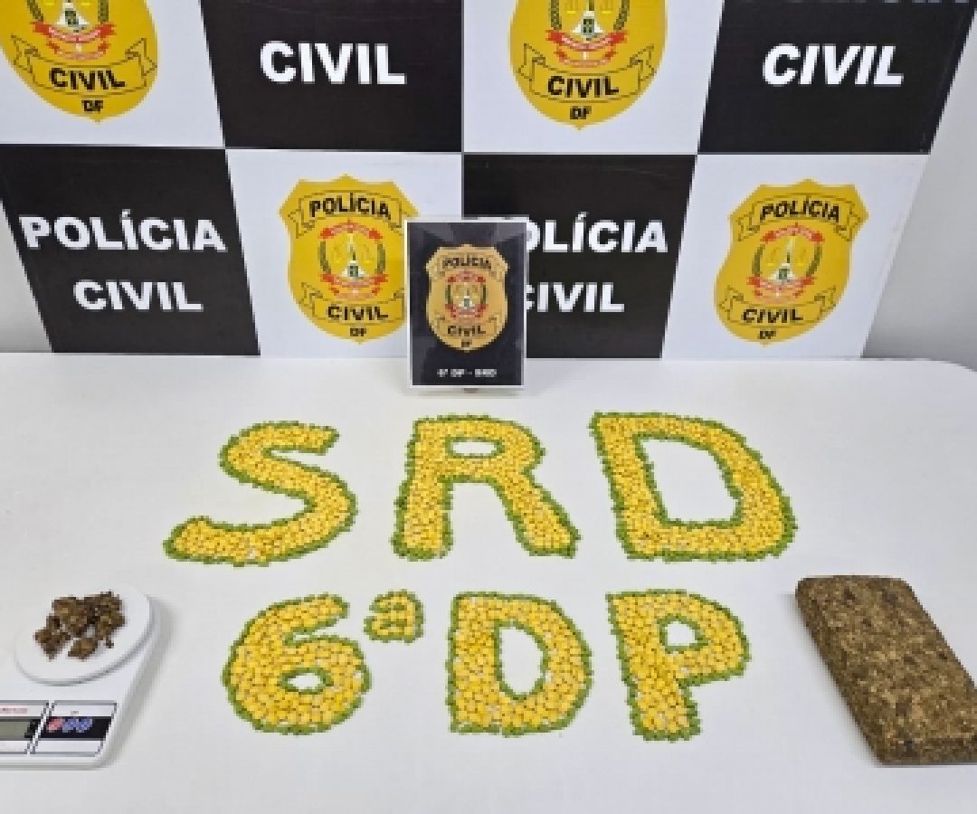 PCDF apreende dois mil comprimidos de ecstasy e prende quatro homens por tráfico