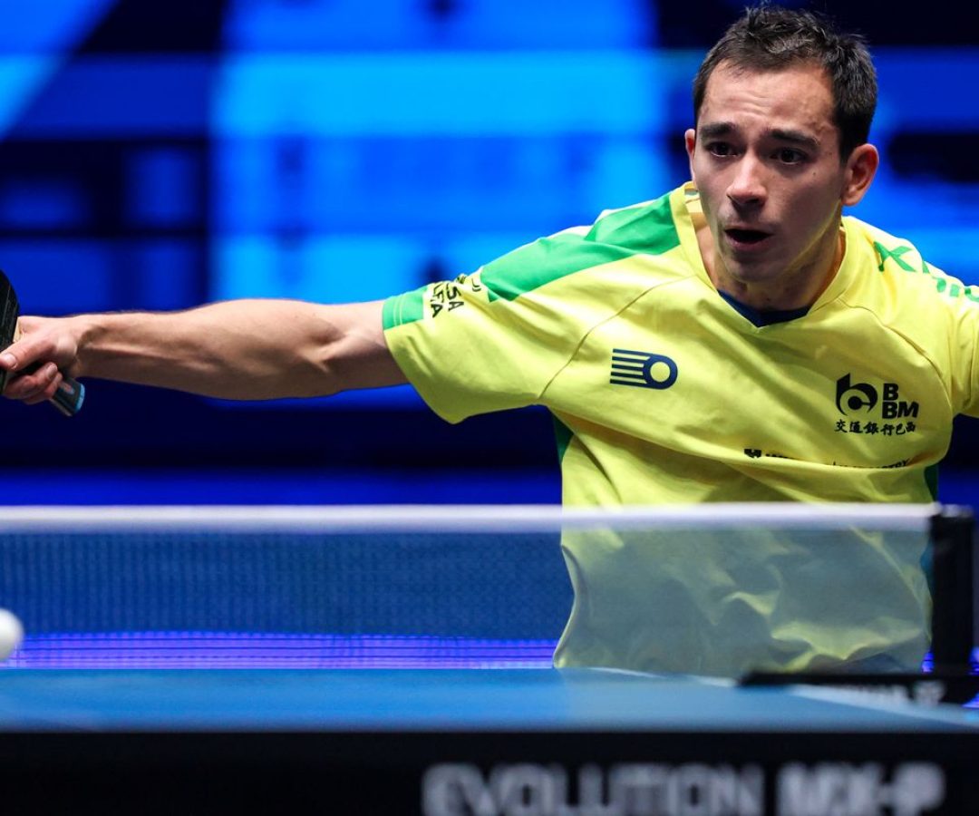 Hugo Calderano estreia com vitórias no Grand Smash de Singapura