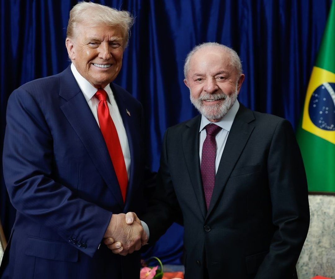 Comércio e crime organizado serão temas da reunião entre Lula e Trump