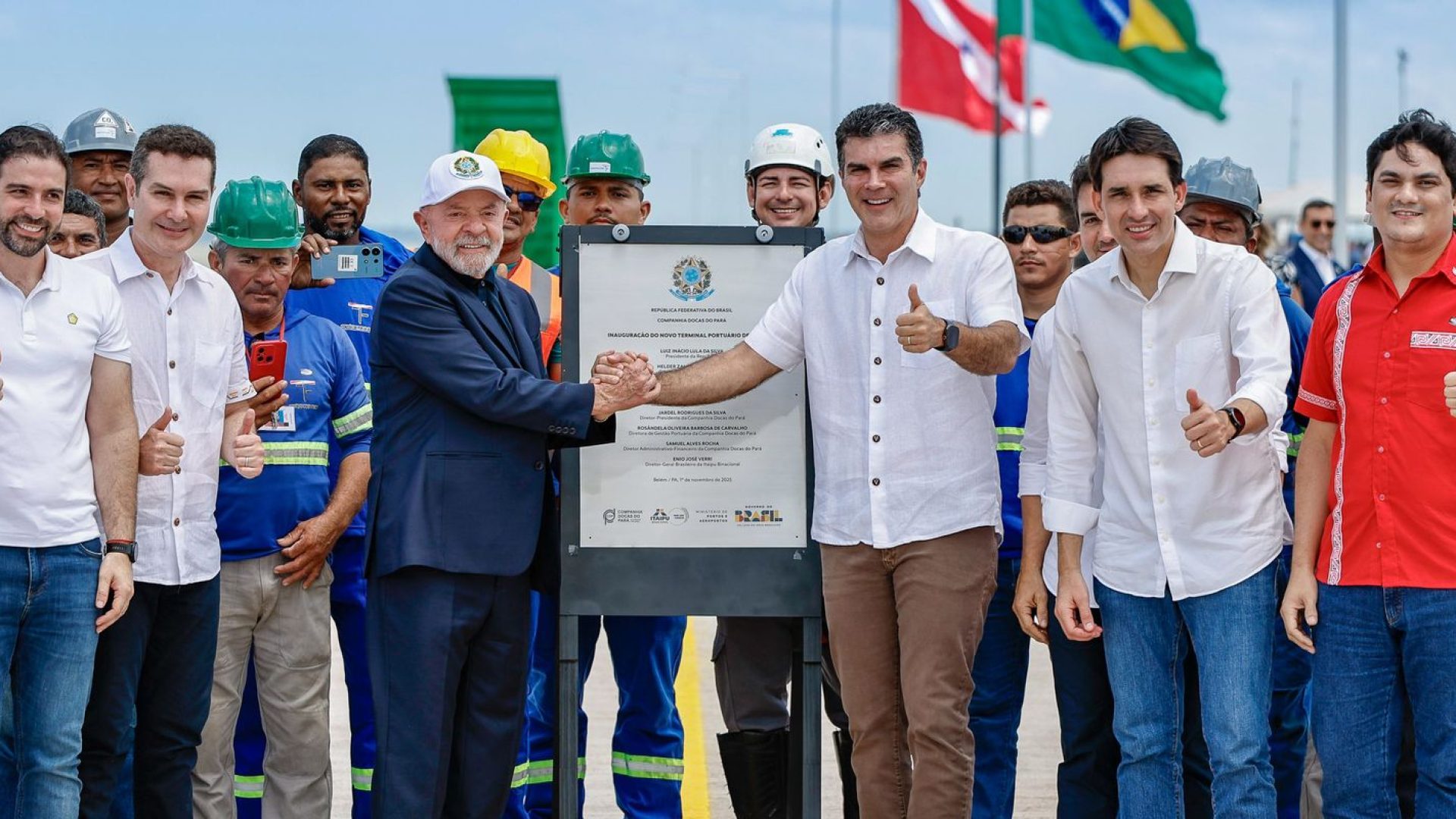 Lula inaugura ampliação do Aeroporto Internacional de Belém