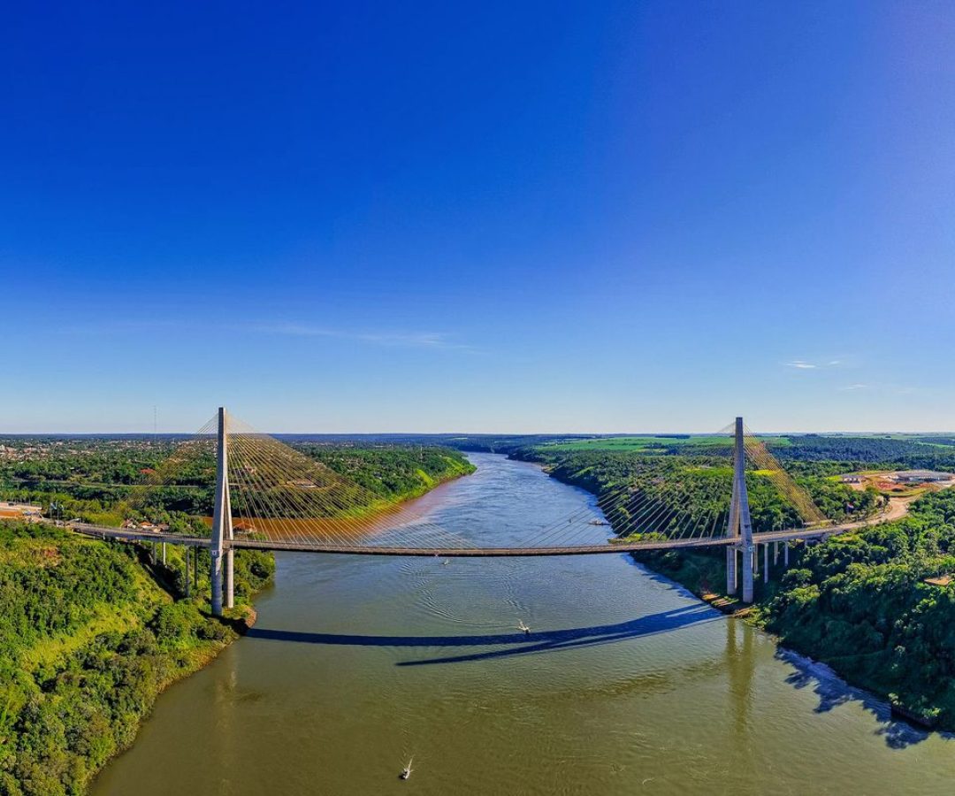 Inaugurada segunda ponte de ligação entre Brasil e Paraguai 