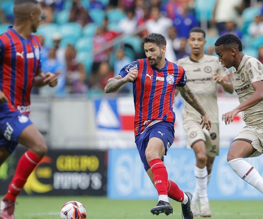 Campeonato Baiano: Bahia abre vantagem, mas Jacuipense busca empate
