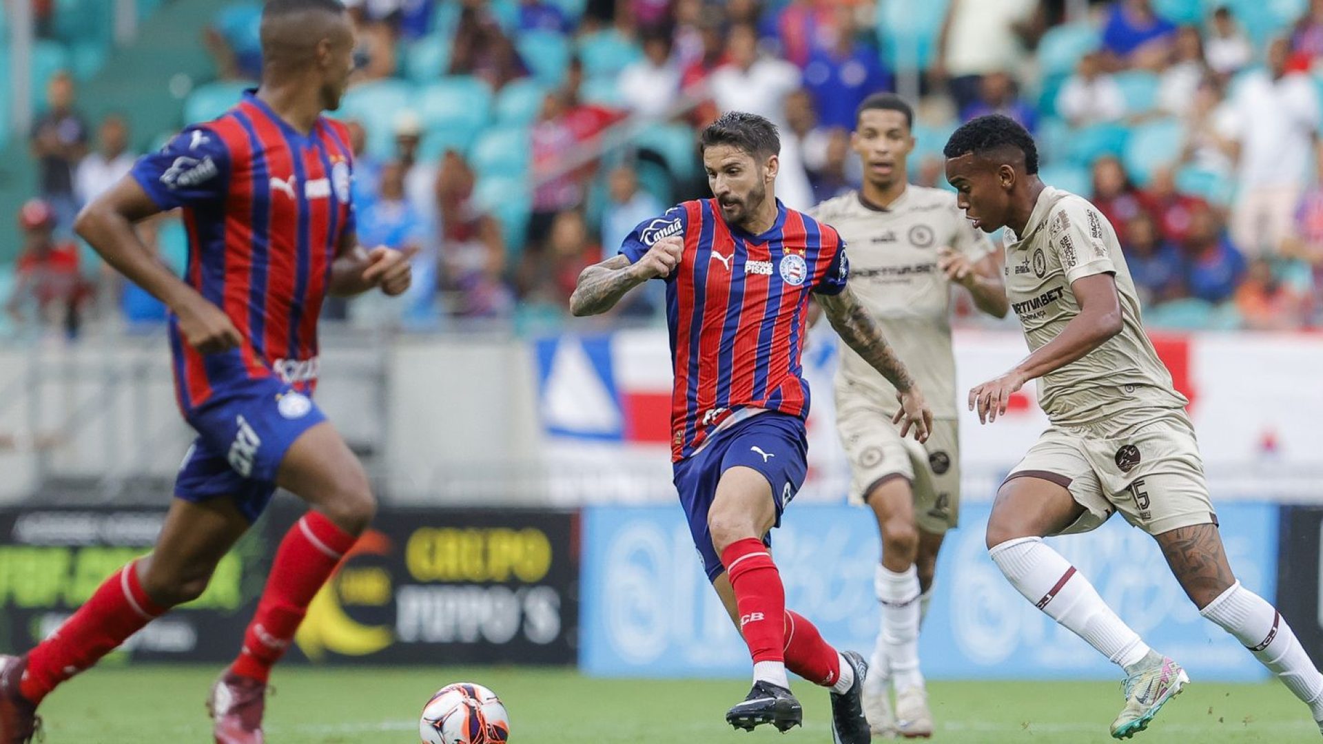 Campeonato Baiano: Bahia abre vantagem, mas Jacuipense busca empate