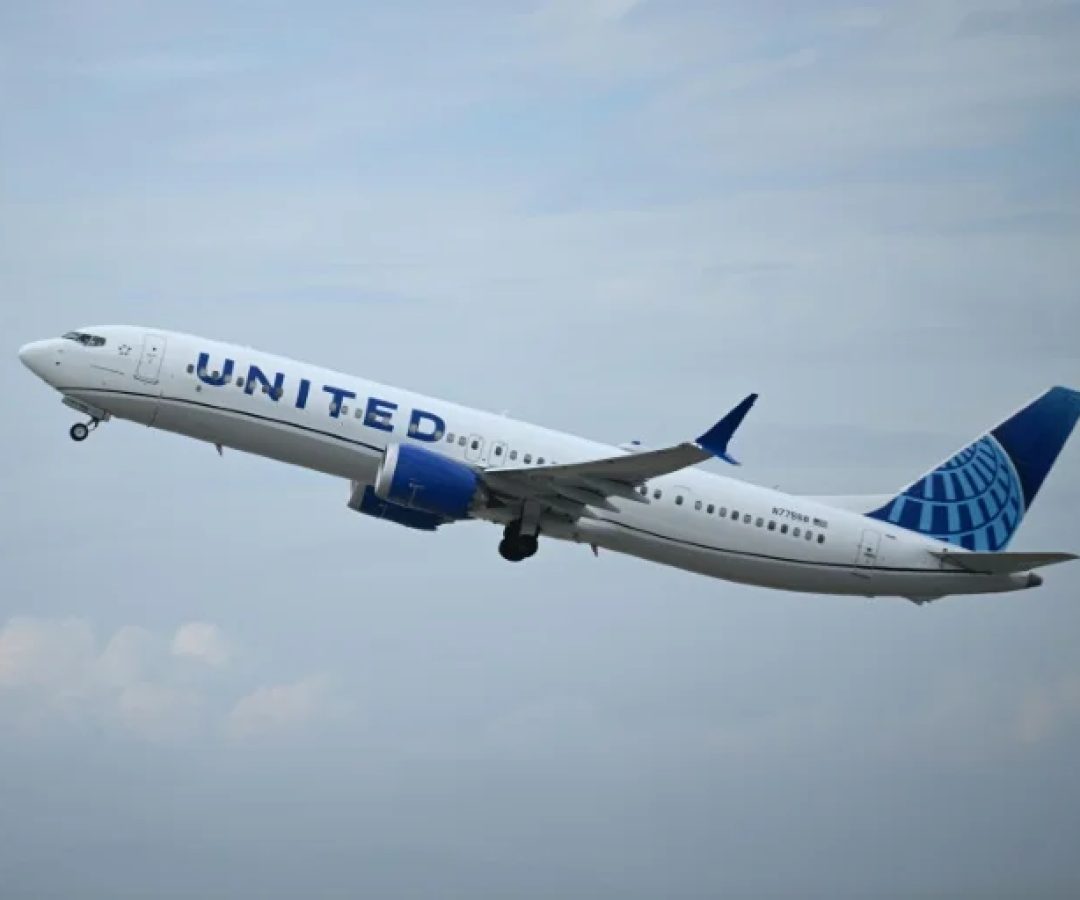 A companhia aérea americana United Airlines encomendou 110 novas aeronaves nesta terça-feira, 3 de outubro de 2023 - AFP