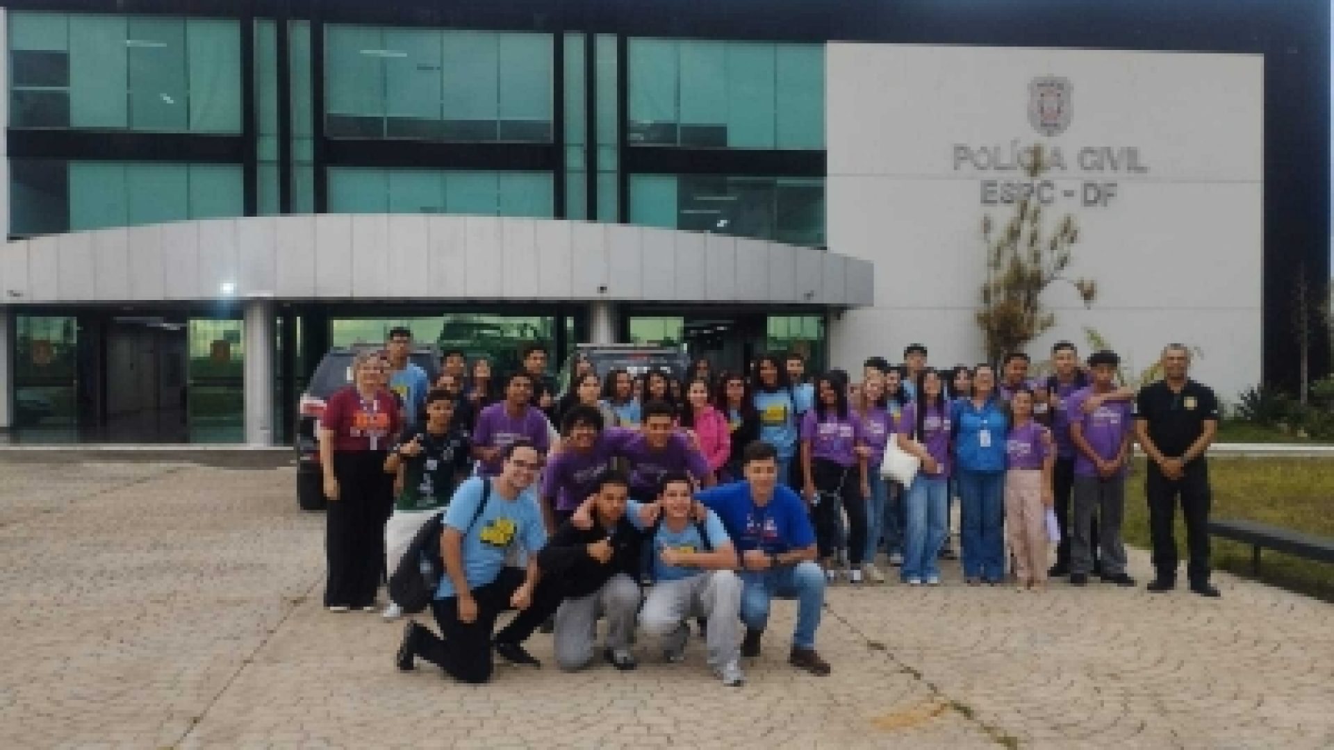 ESPC recebe estudantes do Senac para ações de prevenção ao uso de drogas