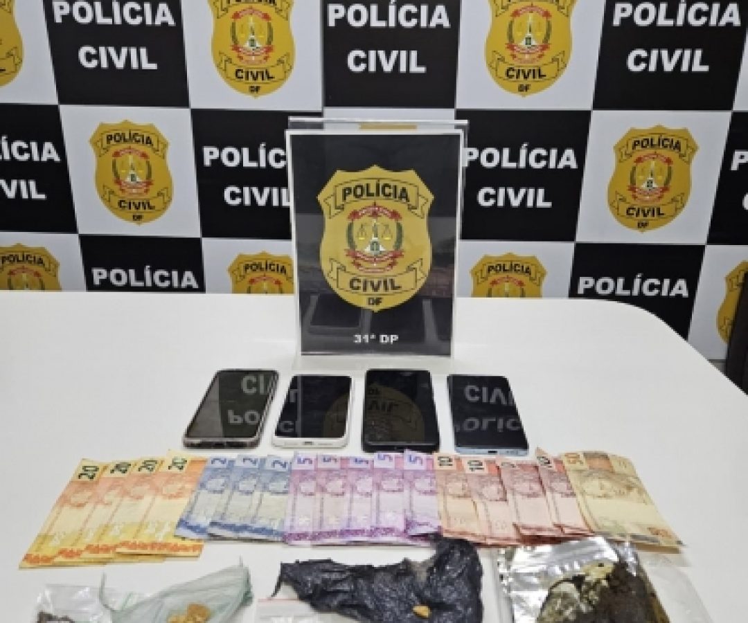 PCDF prende traficante que utilizava adolescentes para comercialização de drogas em Planaltina