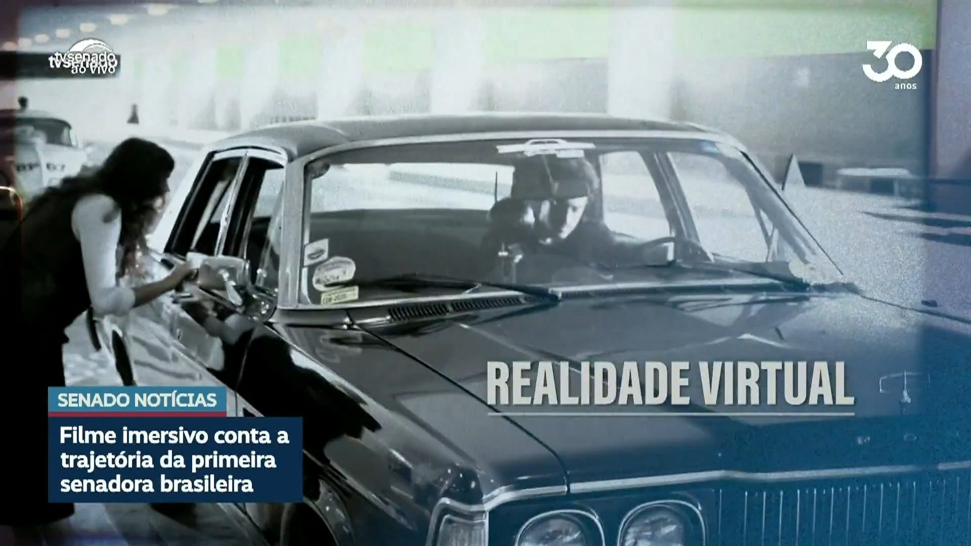 Filme imersivo conta a trajetória da primeira senadora brasileira — Senado Notícias