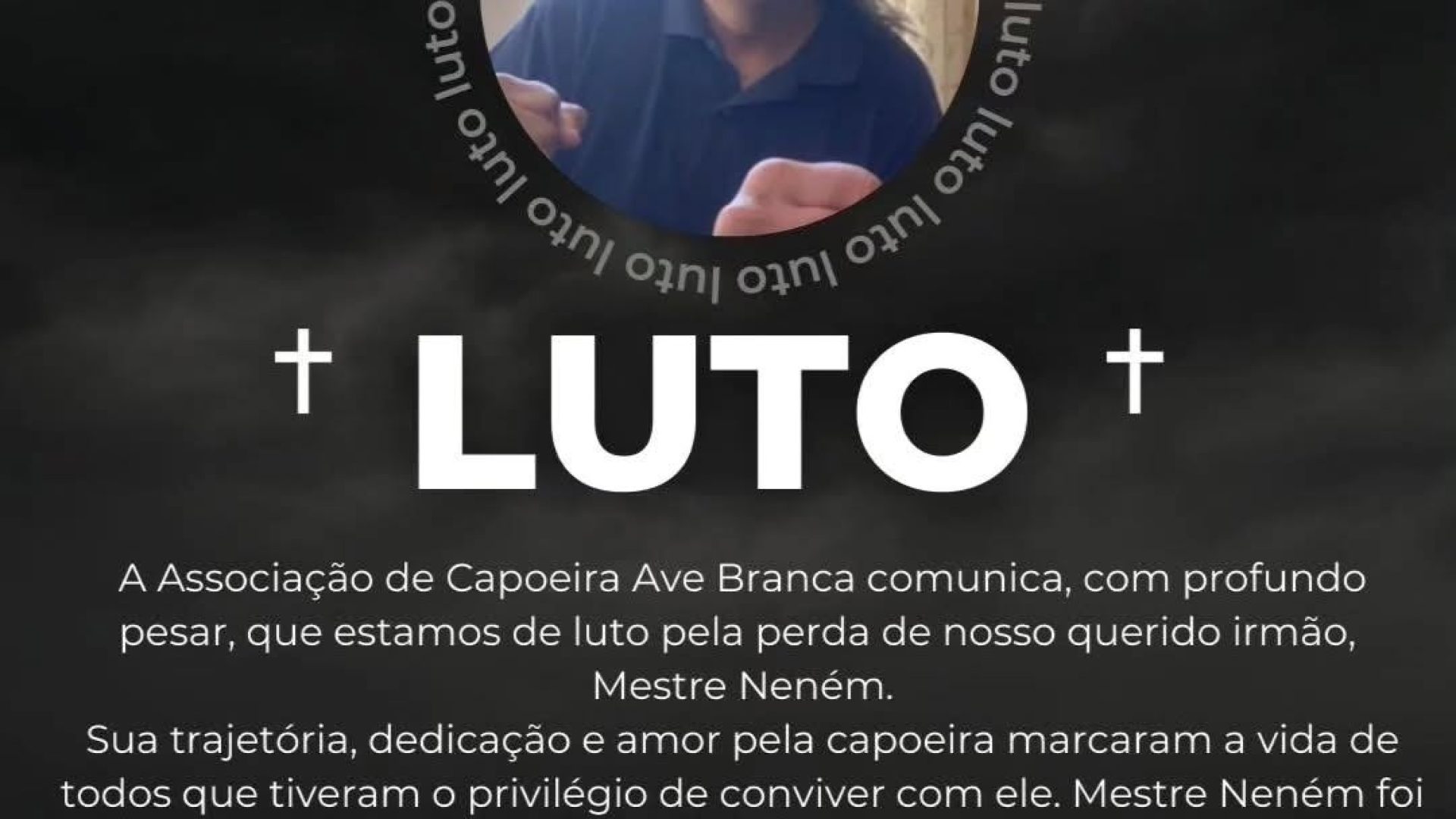 Corpo carbonizado é identificado como o de mestre de capoeira no DF