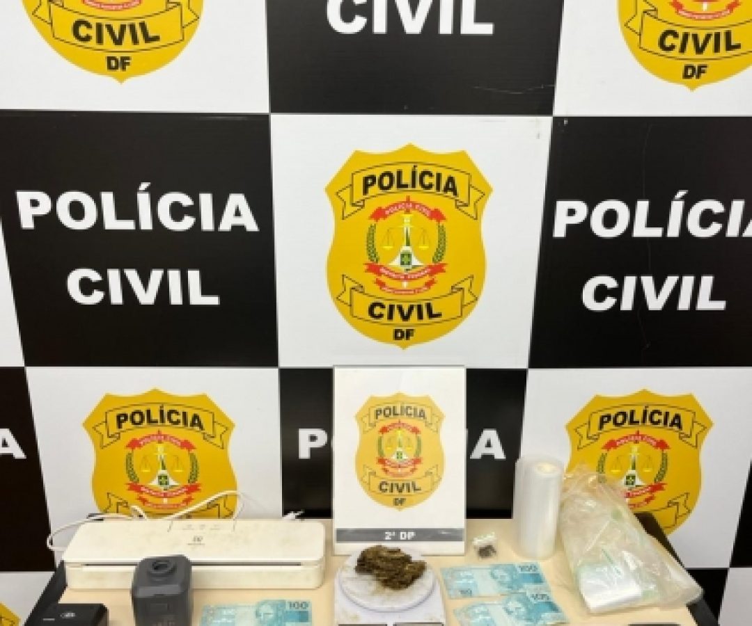 PCDF apreende drogas com valor estimado em mais de R$15 mil na Asa Norte
