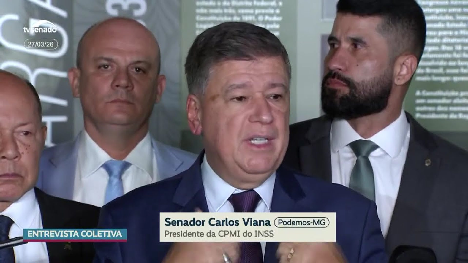 Vídeo: Presidente da CPMI do INSS espera votar relatório até a madrugada deste sábado