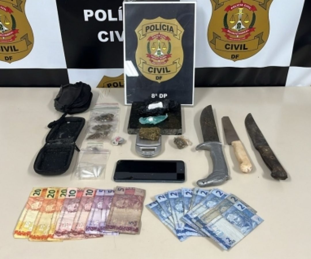 PCDF fecha o cerco ao tráfico de drogas na Estrutural