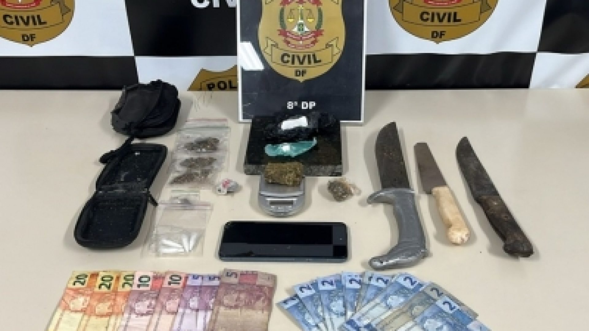 PCDF fecha o cerco ao tráfico de drogas na Estrutural