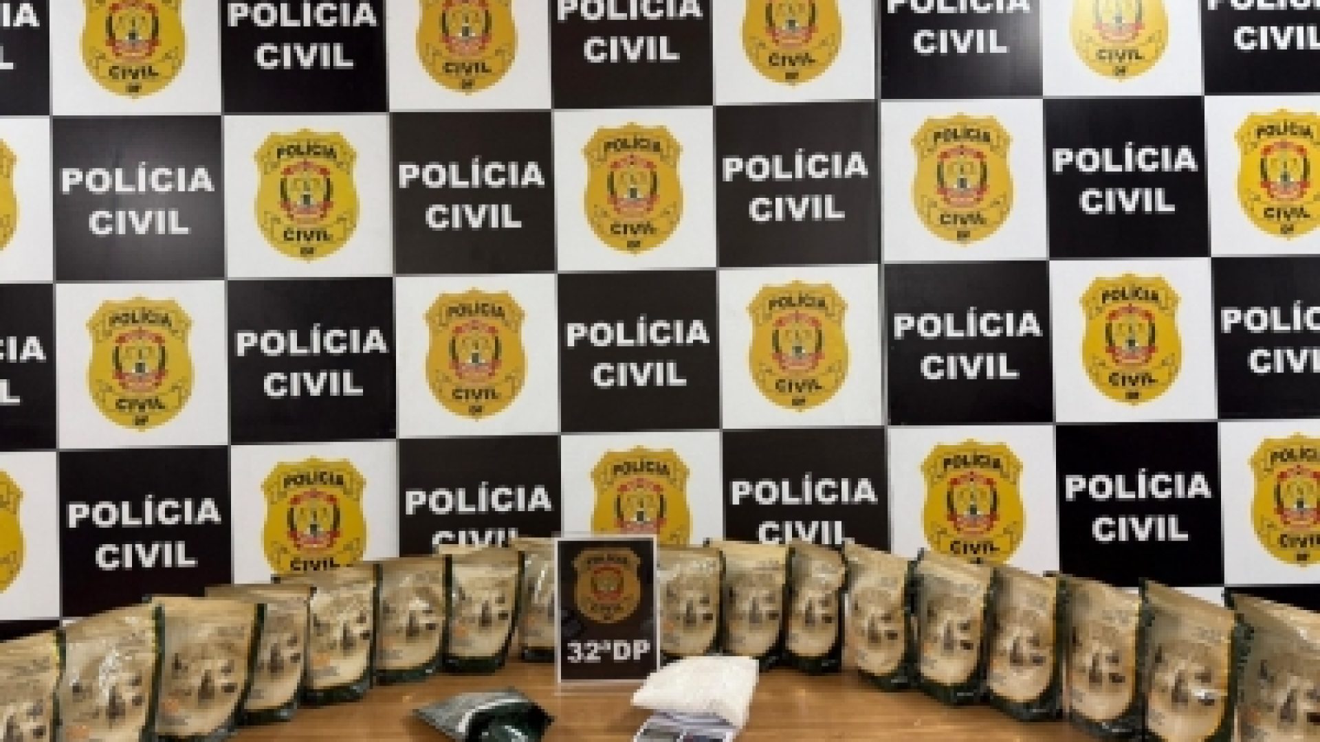 PCDF deflagra Operação Rei Pravus e apreende 20 kg de cocaína