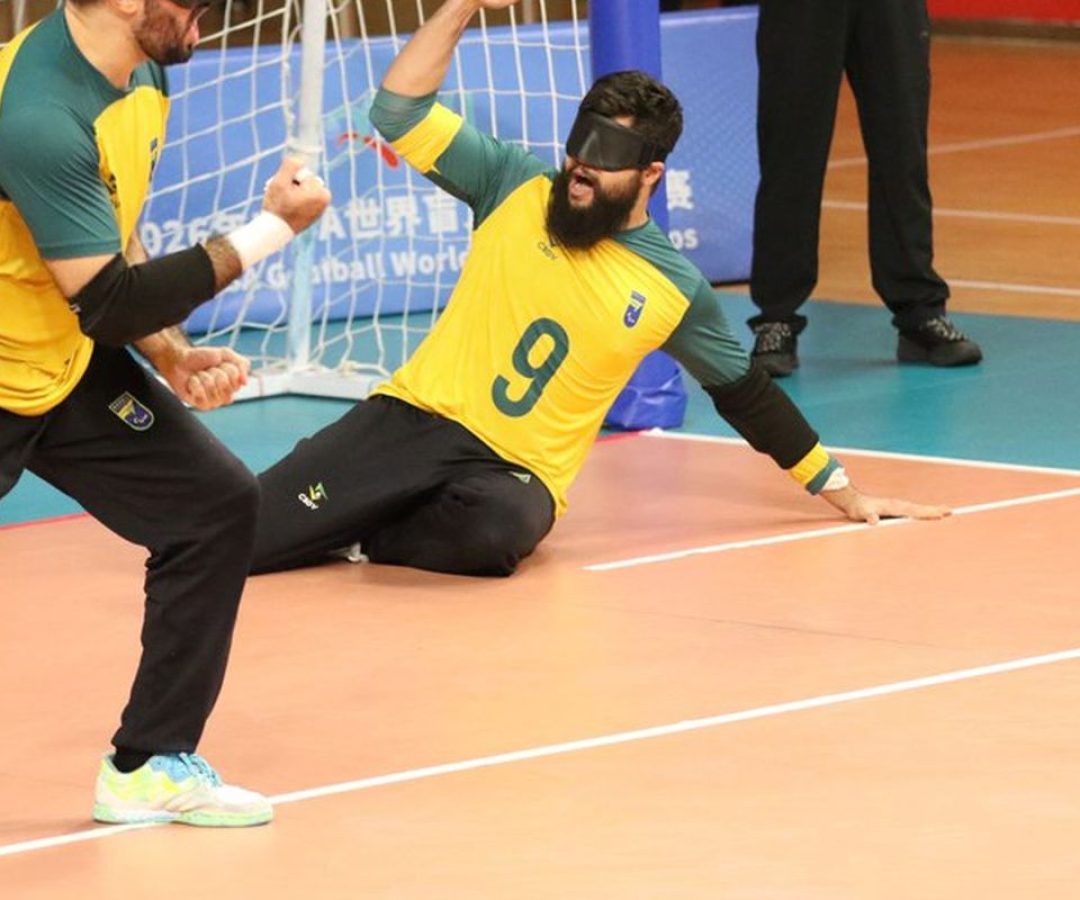 Seleção brasileira masculina vai à semifinal do Mundial de goalball