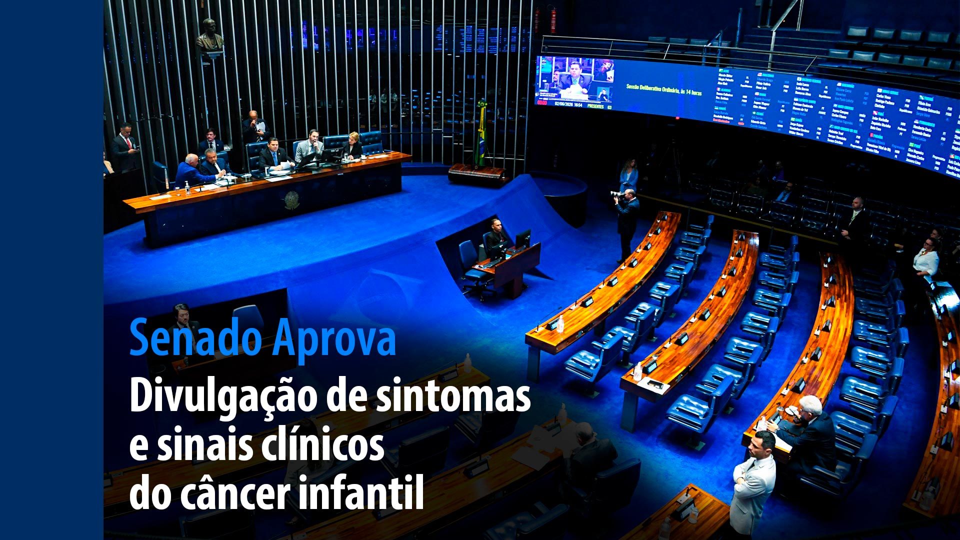 Divulgação de sintomas e sinais clínicos do câncer infantil — Senado Notícias