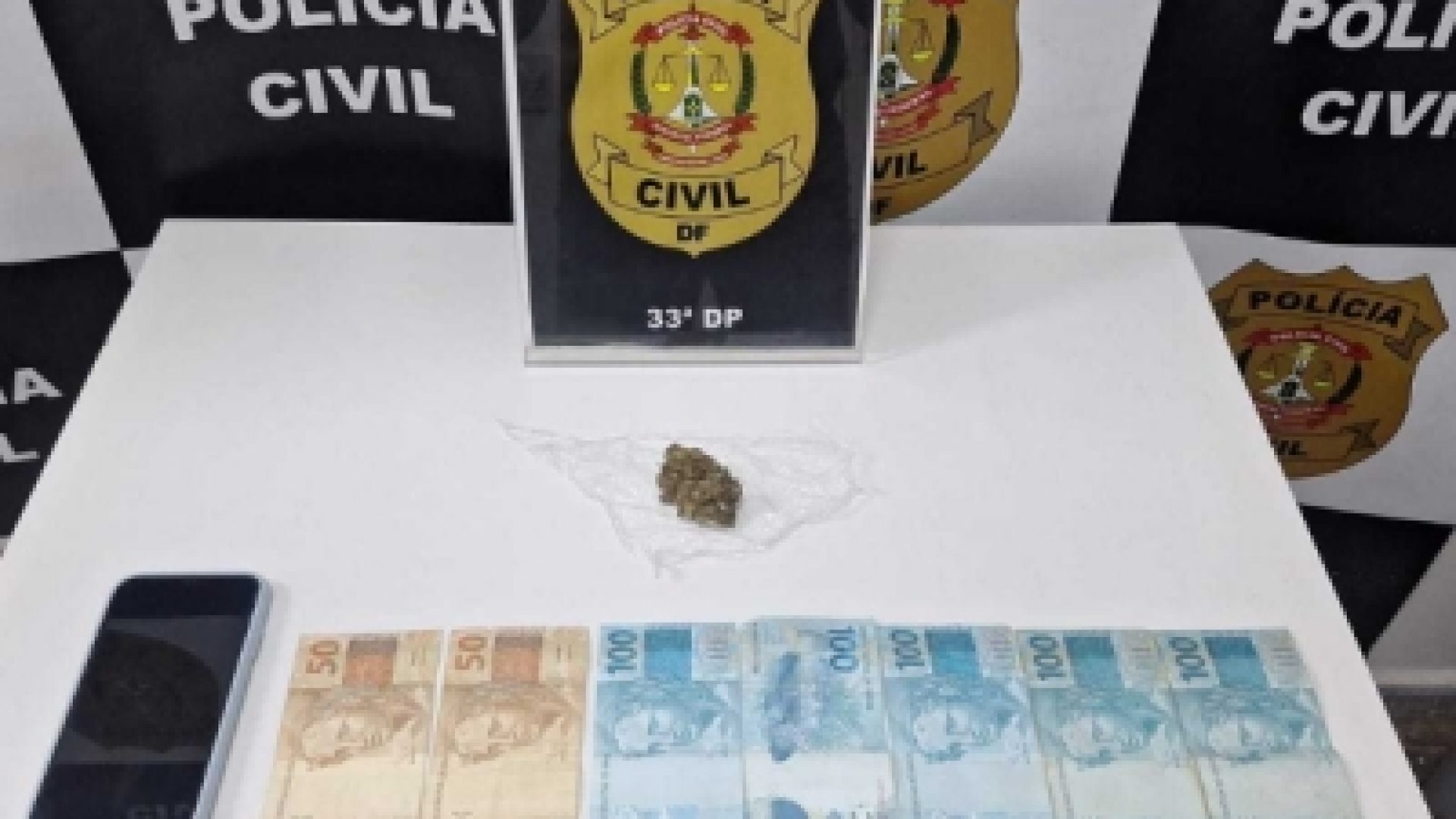 33ª DP prende traficante que realizava delivery de drogas em Santa Maria