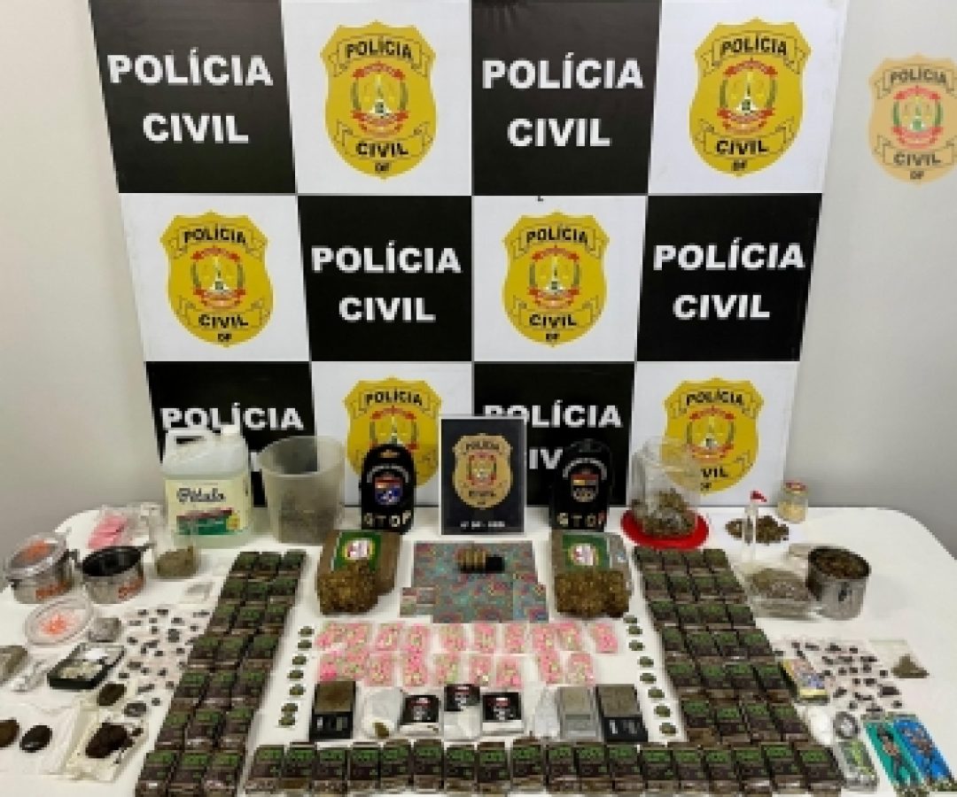 PCDF faz operação para inibir distribuição de entorpecentes pelo DF
