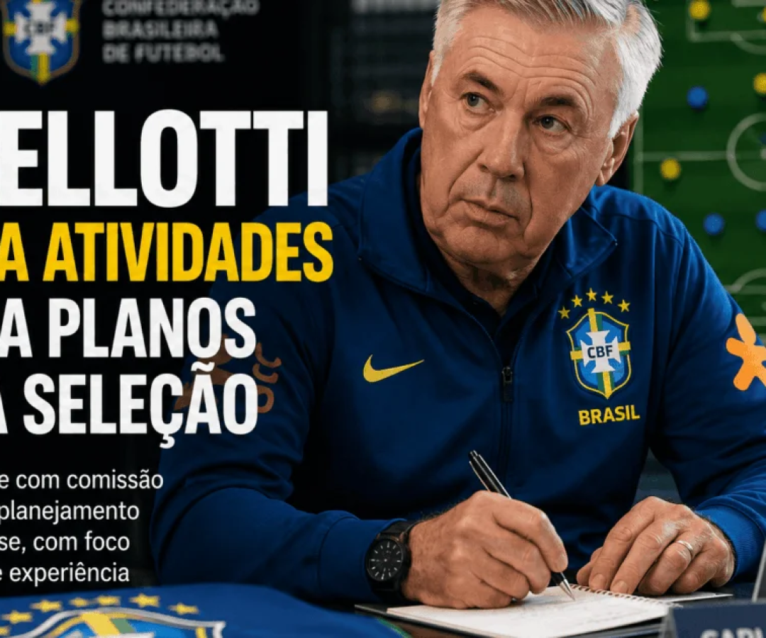 Carlo Ancelotti retoma atividades e traça planos para a seleção