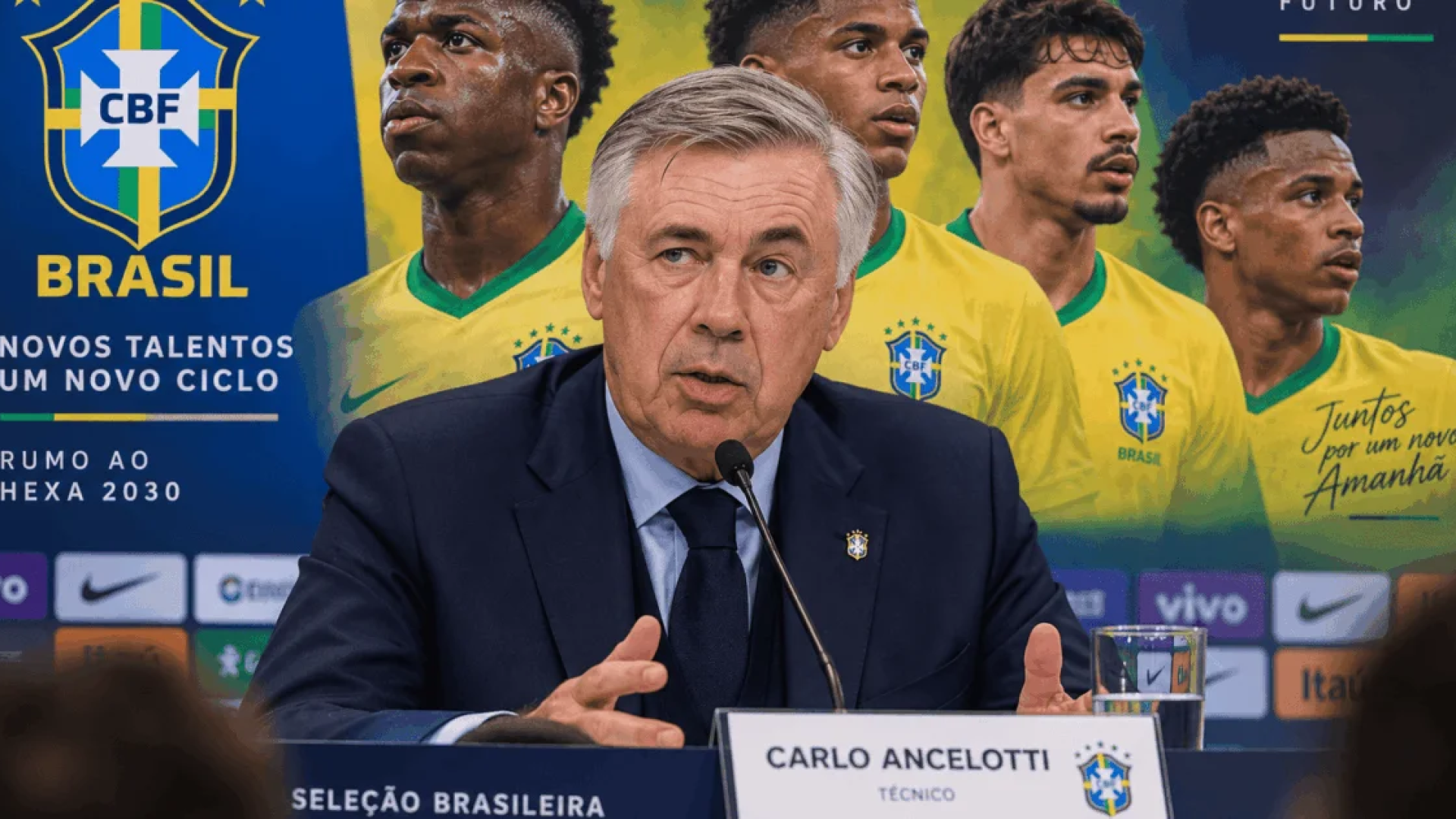 Ancelotti inicia novo ciclo da seleção com jovens e 8 remanescentes da Copa