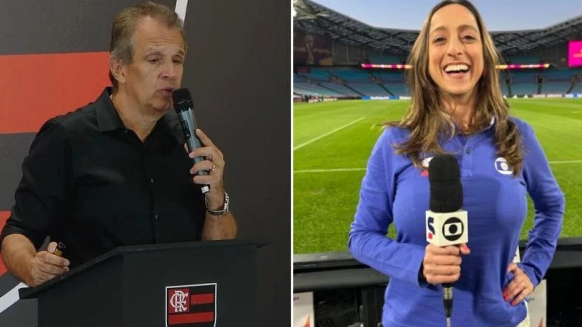 Globo repudia ataque do presidente do Flamengo a comentarista da emissora