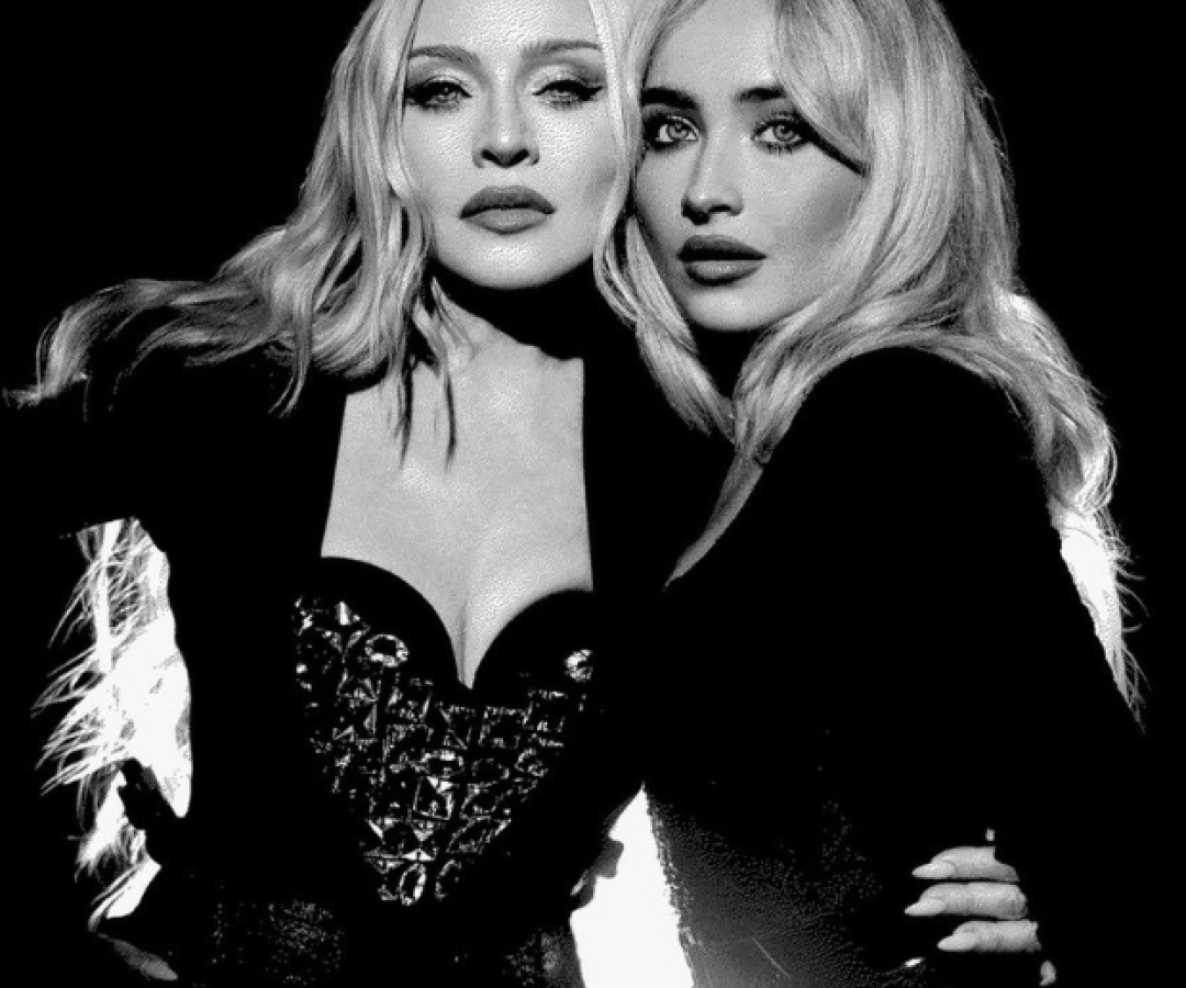 capa jbr madonna e sabrina carpenter
