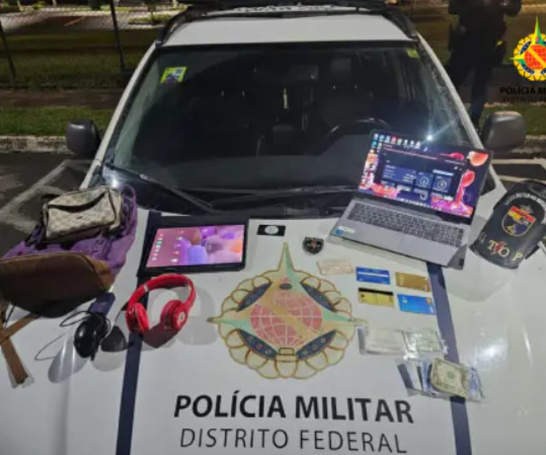 PMDF prende suspeito de roubo em residência e recupera bens na Asa Norte