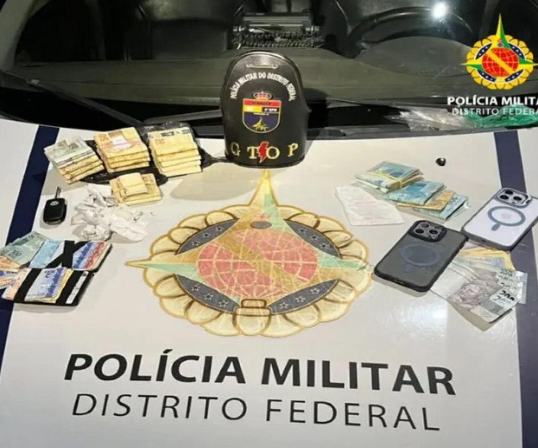 PM apreende mais de R$ 48 mil em espécie após movimentação suspeita na W3 Norte