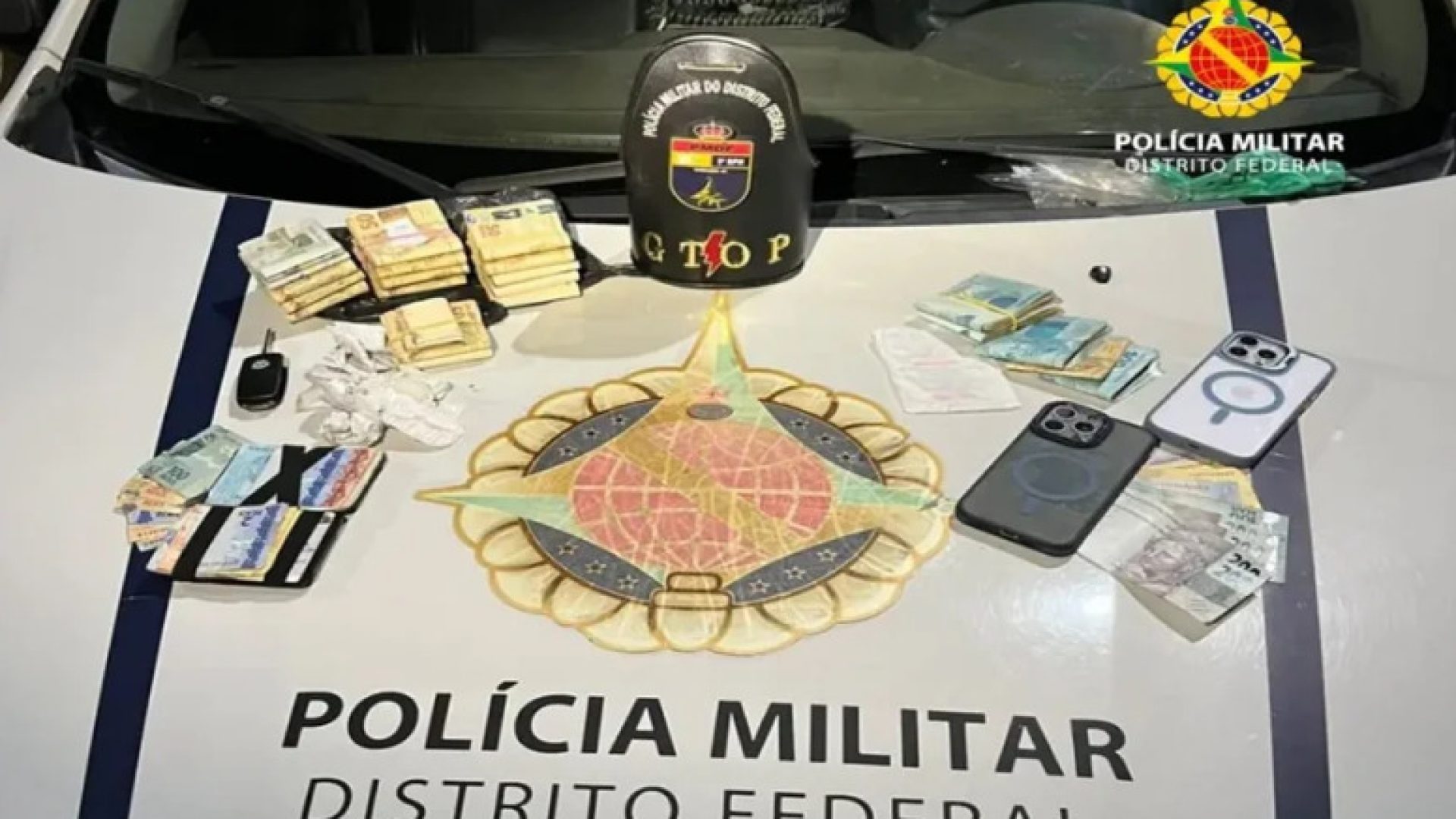 PM apreende mais de R$ 48 mil em espécie após movimentação suspeita na W3 Norte