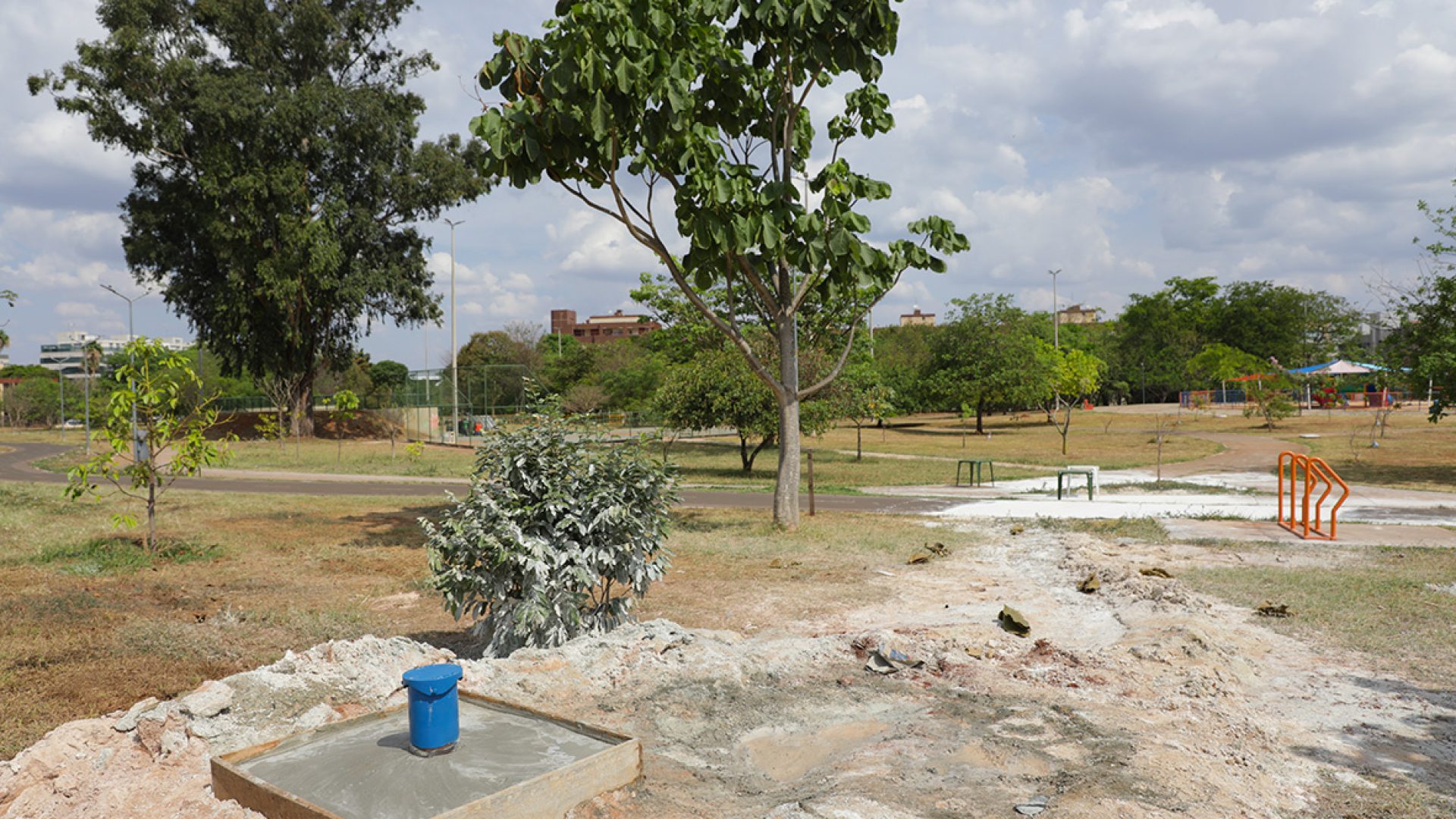 Parque Bosque do Sudoeste recebe novos banheiros, espaço de calistenia e mais infraestrutura