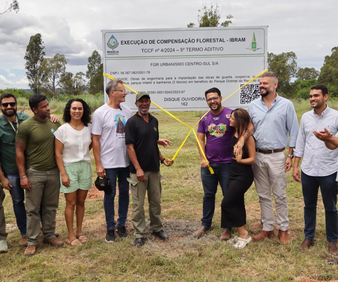 Iniciam obras de infraestrutura no Parque Distrital do Recanto das Emas